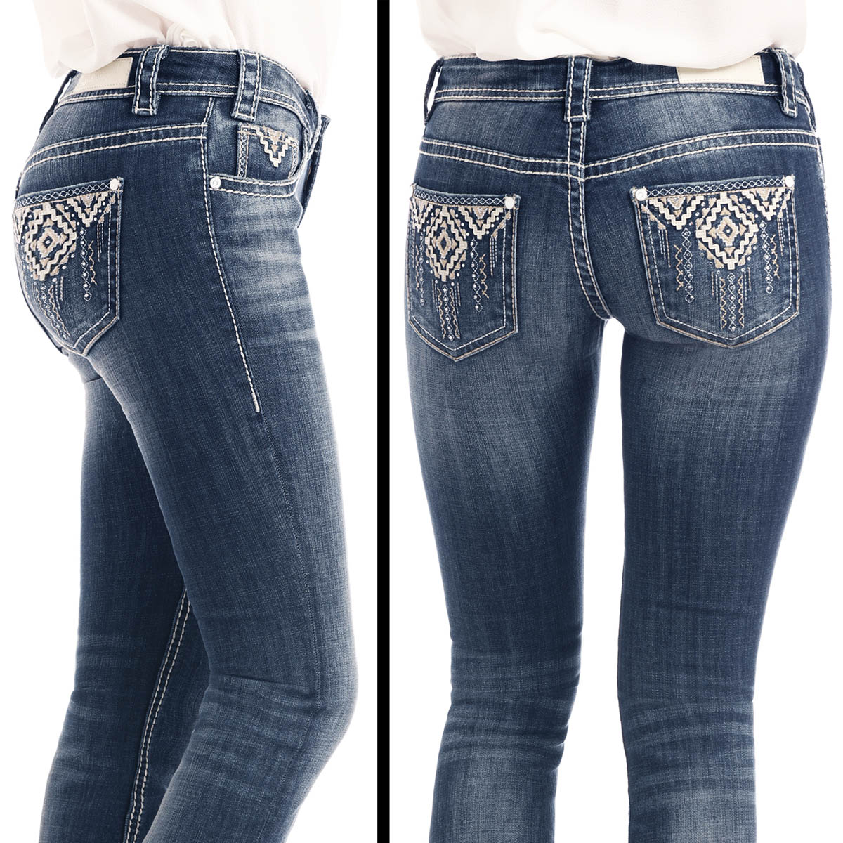 Rock and roll rival low rise jeans clearance