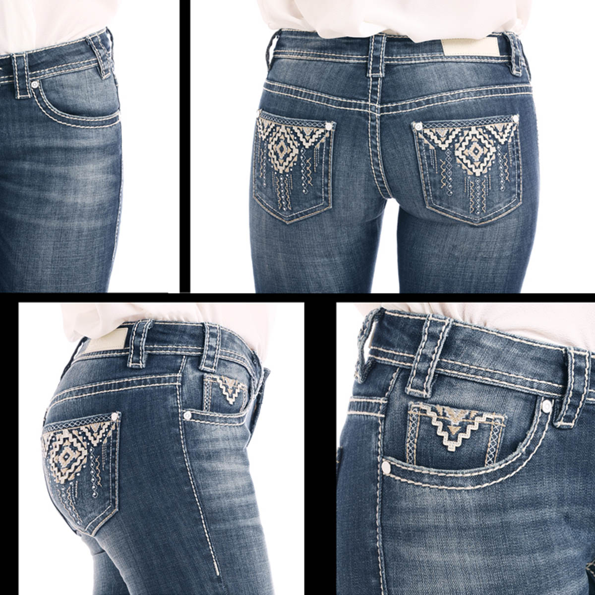 Rock and roll cowgirl sale rival low rise jeans