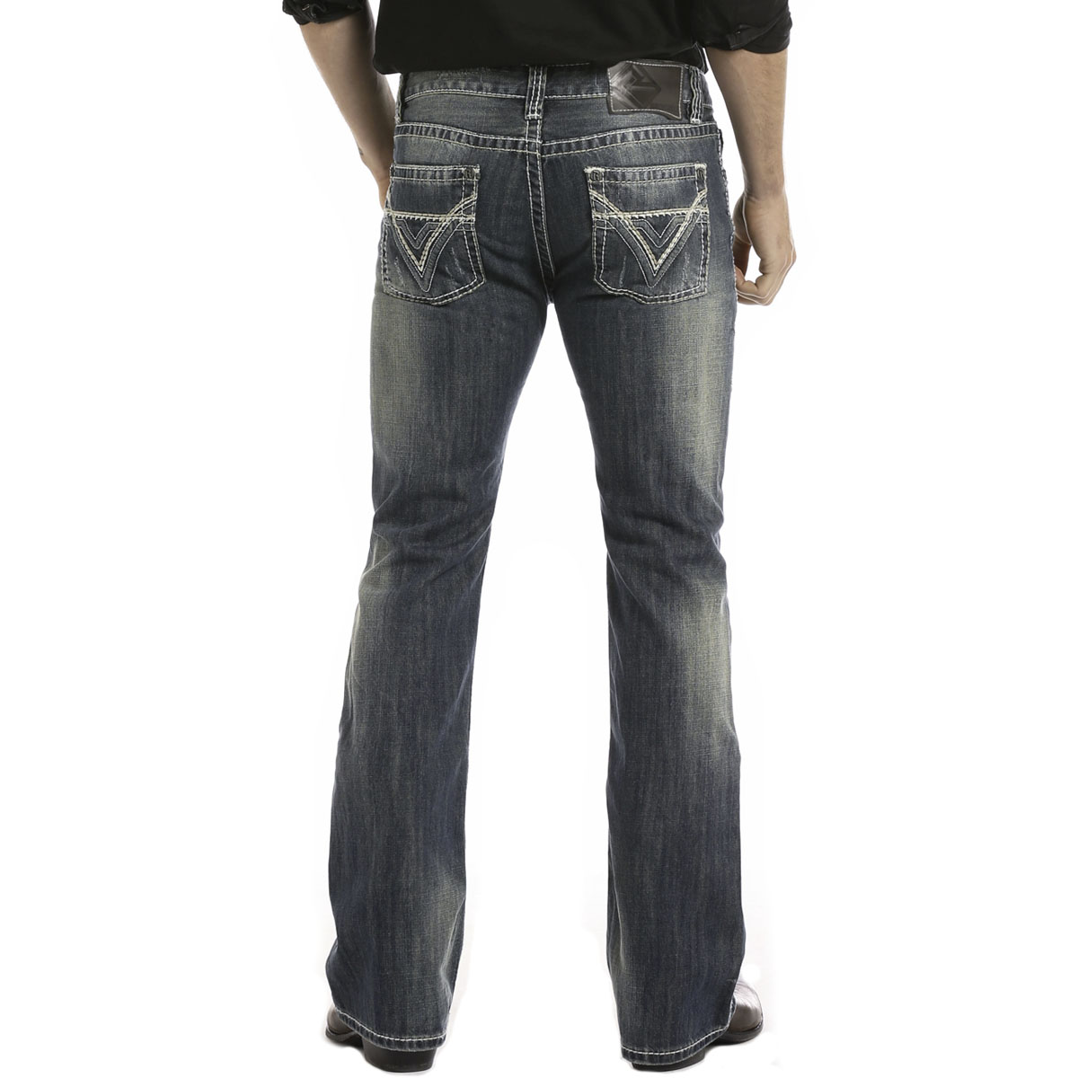 Rock and roll denim pistol bootcut sales