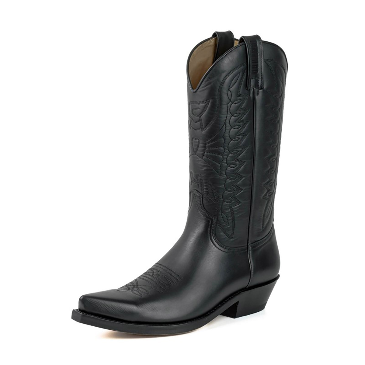 Mayura 1920 Matt svarte cowboy boots - Westernbutikken.no
